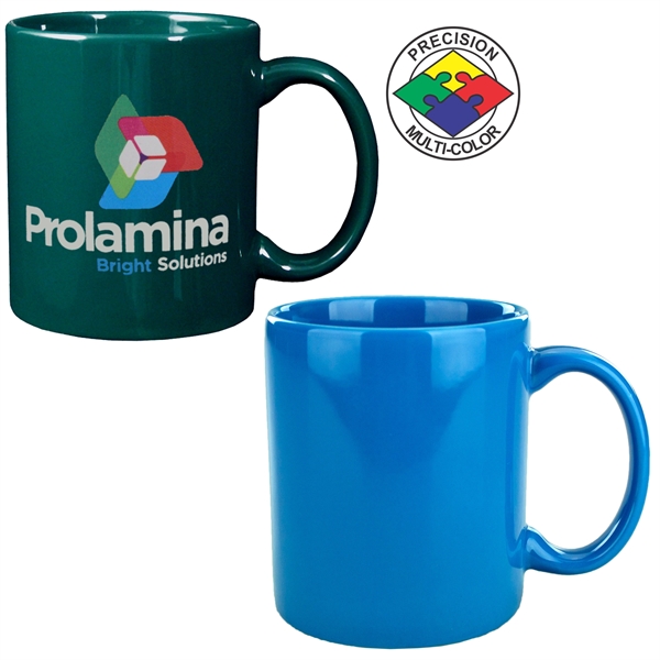 Stoneware mug with c-shaped handle. Spot color. A huge variety of... from ASI 80093 Pyrographics / Pyrographics Line