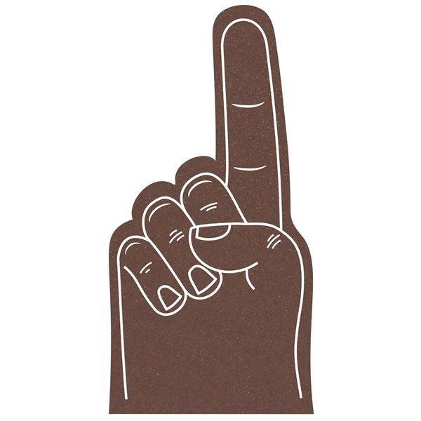 The 14" # 1 foam finger is available in many attractive... from ASI 42155 Amerifoam® - The House of Foam