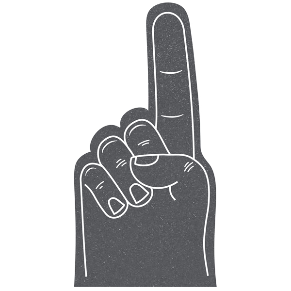 The 14" # 1 foam finger is available in many attractive... from ASI 42155 Amerifoam® - The House of Foam