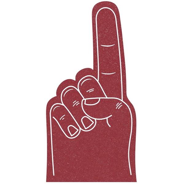 The 14" # 1 foam finger is available in many attractive... from ASI 42155 Amerifoam® - The House of Foam