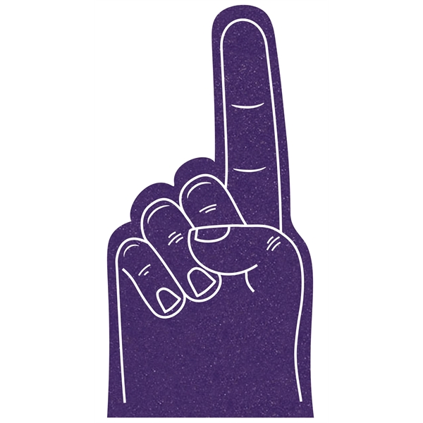 The 14" # 1 foam finger is available in many attractive... from ASI 42155 Amerifoam® - The House of Foam