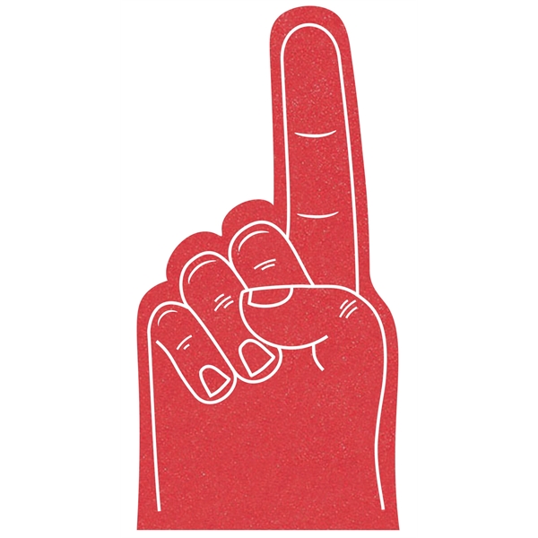 The 14" # 1 foam finger is available in many attractive... from ASI 42155 Amerifoam® - The House of Foam