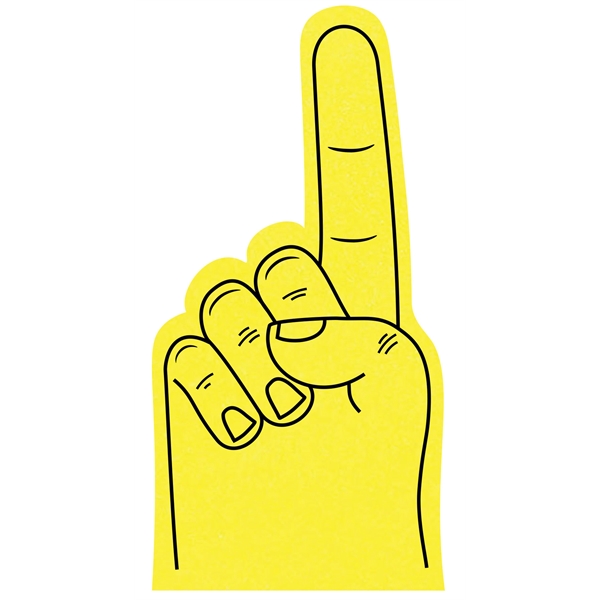 The 14" # 1 foam finger is available in many attractive... from ASI 42155 Amerifoam® - The House of Foam