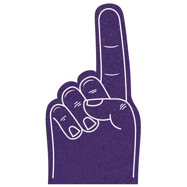 The foam finger is available in different colors.... from ASI 42155 Amerifoam® - The House of Foam