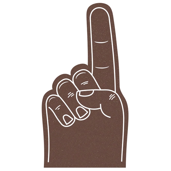 The foam finger is available in different colors.... from ASI 42155 Amerifoam® - The House of Foam