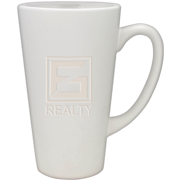 16 oz. ceramic mug offered in multiple colors with a deep... from ASI 71920 Moderne Glass Company Inc / Glass America®