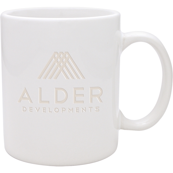 11 oz. ceramic mug with wide handle.... from ASI 71920 Moderne Glass Company Inc / Glass America®