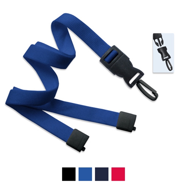 5/8" width polyester lanyard with detachable plastic hook.... from ASI 62088 IDProductsource