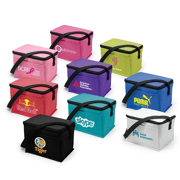 6-Can Cooler. Made with 600D polyester and lead-free PEVA lining. Heat... from ASI 30112 ACE Products / Ace Line
