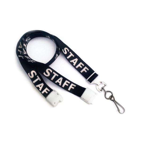5/8" polyester "Event Staff" lanyards with nickel-plated steel swivel hooks.... from ASI 62088 IDProductsource
