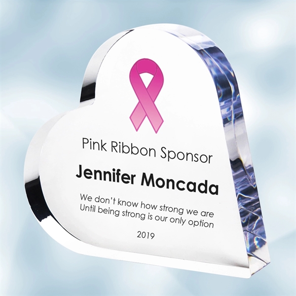 Acrylic heart keepsake.... from ASI 47791 Best Deal Awards