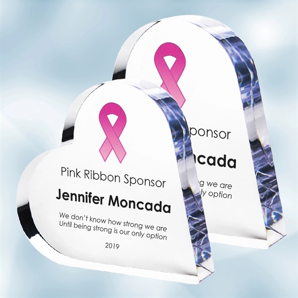 Acrylic heart keepsake.... from ASI 47791 Best Deal Awards