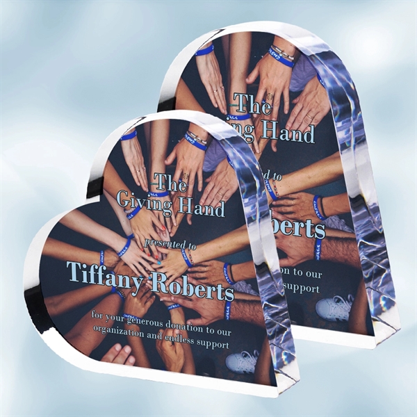 Photo acrylic heart keepsake.... from ASI 47791 Best Deal Awards