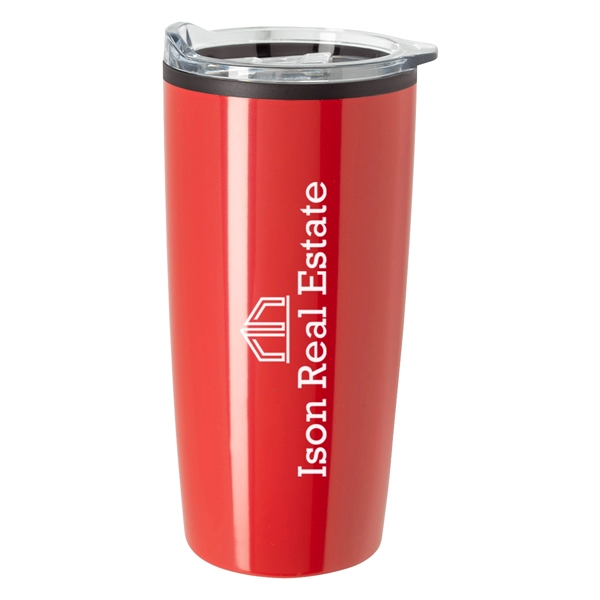 20 oz. tumbler made of stainless steel with a plastic inner... from ASI 61125 Hit Promotional Products / Hit®
