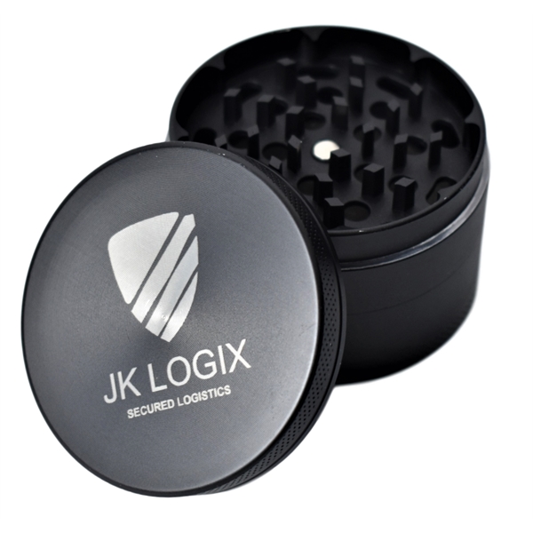 Herb Grinder made of Zinc, 2.45" diameter, includes a magnetized lid,... from ASI 72657 Active Life Promo / Apres Ski