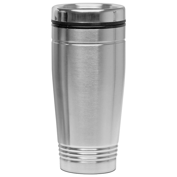 18 ounce stainless steel travel tumbler with chrome lid and insulated... from ASI 71920 Moderne Glass Company Inc / Glass America®