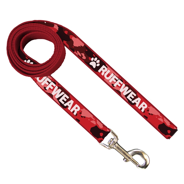 60" long, 1" dog leash of 2mm polyester PMS matched webbing... from ASI 45657 Pop! Promos