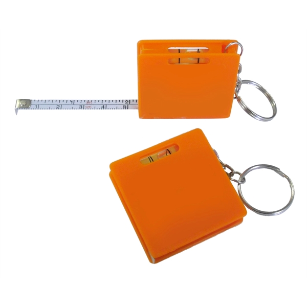 Measuring tape key chain with level indicator - Ready Inventory In... from ASI 45100 Chulani Promotional Products, Inc / Competitive Edge Innovations/Chulani