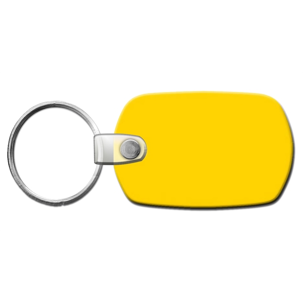 2 1/8" x 1 3/8" vinyl key tag with standard soft-touch... from ASI 31260 AdCapitol