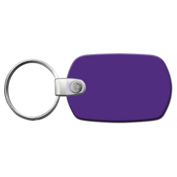 2 1/8" x 1 3/8" vinyl key tag with standard soft-touch... from ASI 31260 AdCapitol