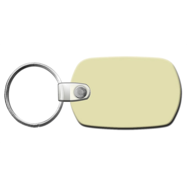 2 1/8" x 1 3/8" vinyl key tag with standard soft-touch... from ASI 31260 AdCapitol