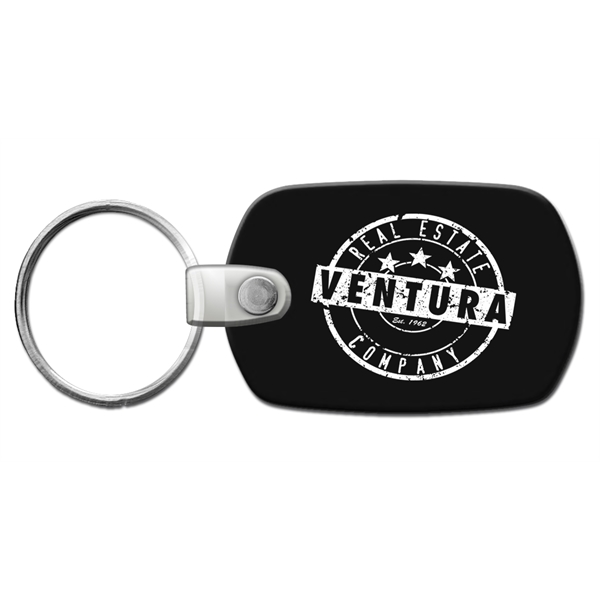 2 1/8" x 1 3/8" vinyl key tag with standard soft-touch... from ASI 31260 AdCapitol