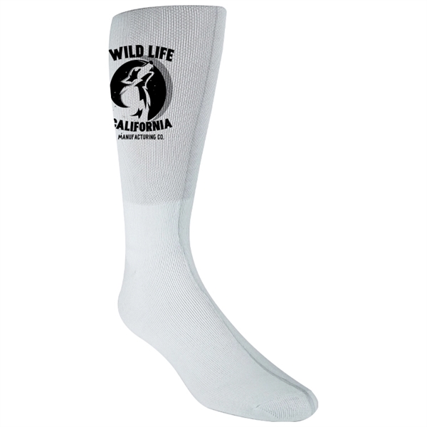 Side imprint Crew Socks - PROMOTE YOUR BRAND in STYLE! 5-10... from ASI 67557 LimeLight Ent