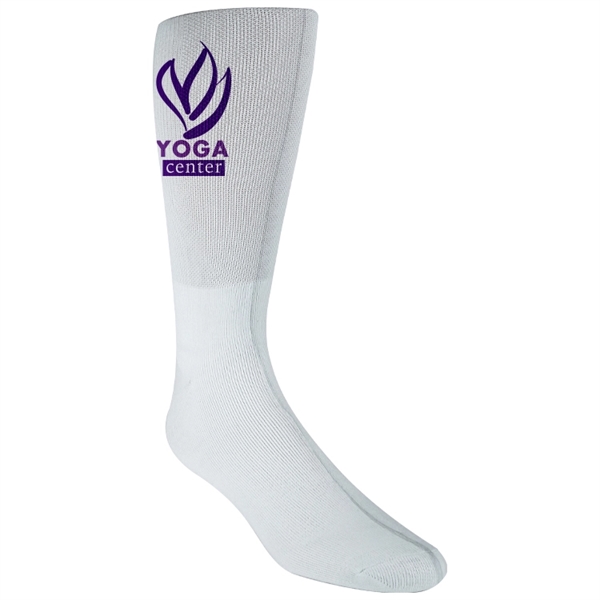 Side imprint Crew Socks - PROMOTE YOUR BRAND in STYLE! 5-10... from ASI 67557 LimeLight Ent