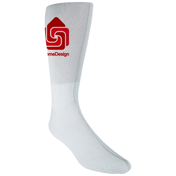 Side imprint Crew Socks - PROMOTE YOUR BRAND in STYLE! 5-10... from ASI 67557 LimeLight Ent