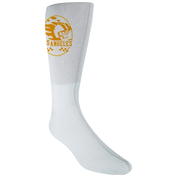 Side imprint Crew Socks - PROMOTE YOUR BRAND in STYLE! 5-10... from ASI 67557 LimeLight Ent