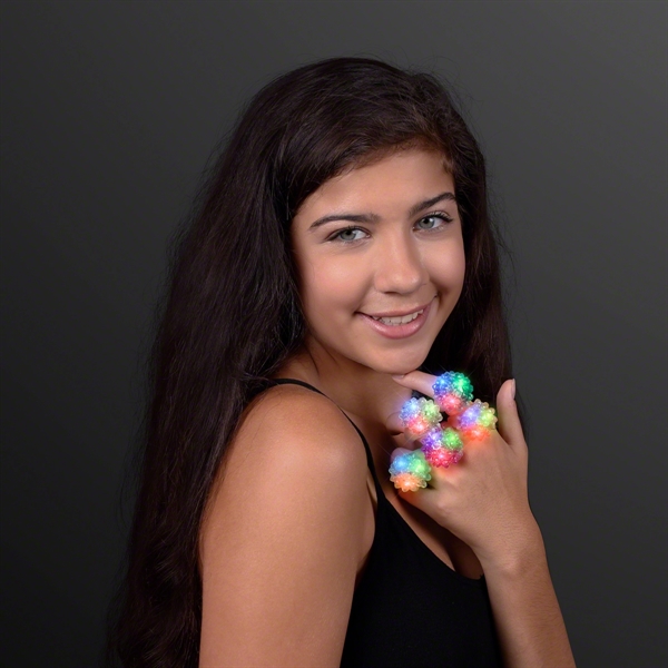 Stock soft bubble rings in 4 assorted colors. Blank.... from ASI 34194 ALightPromos / Alight Promotional Products