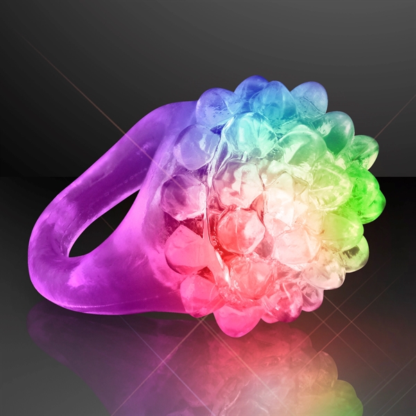 Stock soft bubble rings in 4 assorted colors. Blank.... from ASI 34194 ALightPromos / Alight Promotional Products