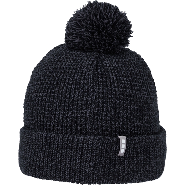 7.99" x 1.57" x 9.02" beanie with a cuff and pom-pom... from ASI 66887 PCNA / Trimark