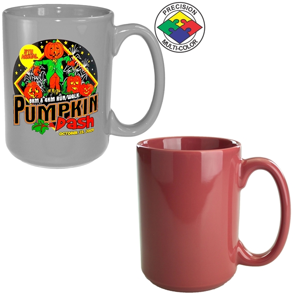 15oz Gloss Colored El Grande Mug with c-shaped handle.... from ASI 80093 Pyrographics / Pyrographics Line