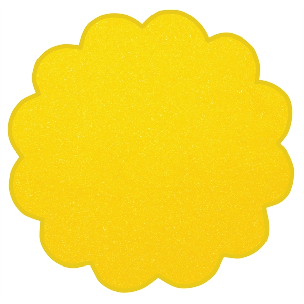 The flower scrubber is available in different attractive colors.... from ASI 42155 Amerifoam® - The House of Foam