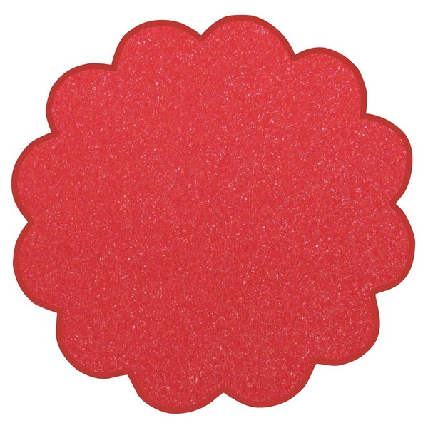 The flower scrubber is available in different attractive colors.... from ASI 42155 Amerifoam® - The House of Foam