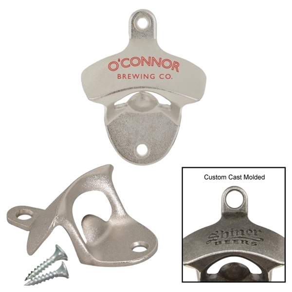 Wall mounted bottle opener made of zinc alloy with screws and... from ASI 57655 STOPNGO Line