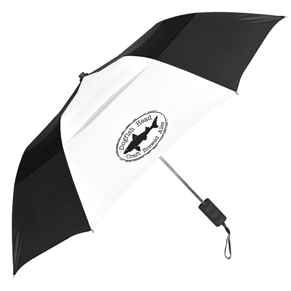 Vented windproof automatic-opening foldable umbrella that's available in multiple color options.... from ASI 89955 StrombergBrand