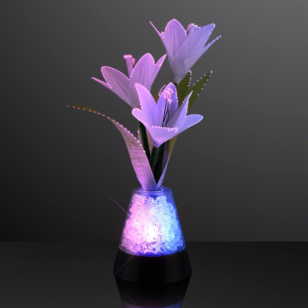 Usb Fiber Optic Flowers and Light Gems Centerpiece: Blank and Imprinted... from ASI 34194 ALightPromos