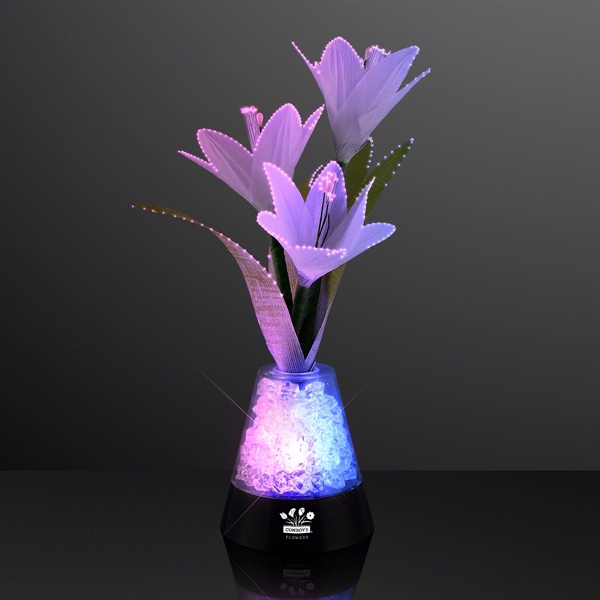 Usb Fiber Optic Flowers and Light Gems Centerpiece: Blank and Imprinted... from ASI 34194 ALightPromos