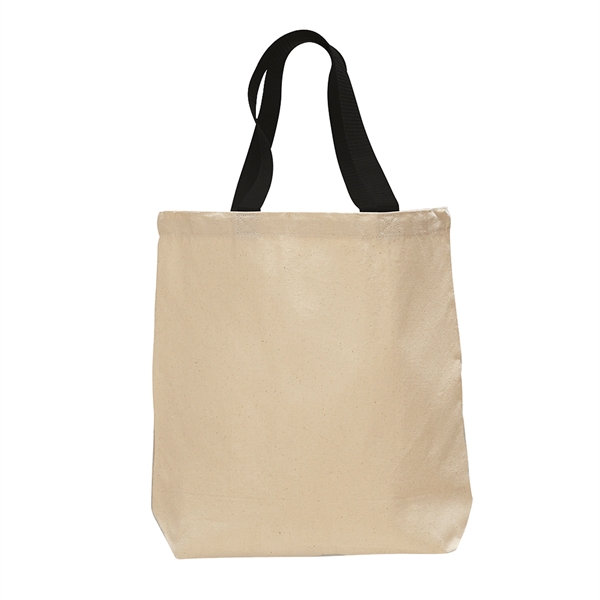 Heavy canvas tote bag with bottom gusset. Natural body with colored... from ASI 79840 The Proinnovative Line