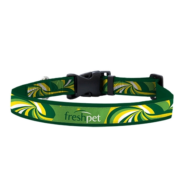 .8" wide polyester dog collar with PMS matched woven polyester and... from ASI 45657 Pop! Promos