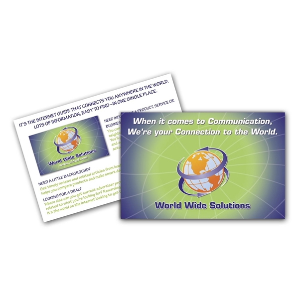 5.19" x 8" promotional postcard that features double sided full color... from ASI 68507 The Magnet Group / Magnet LLC™