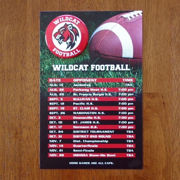 Promotional button card with full color printed custom logo, design, and... from ASI 68507 The Magnet Group / Magnet LLC™