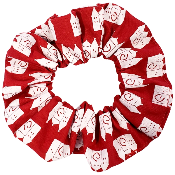 Muslin covered elastic ponytail wrap with overall print.... from ASI 31260 AdCapitol