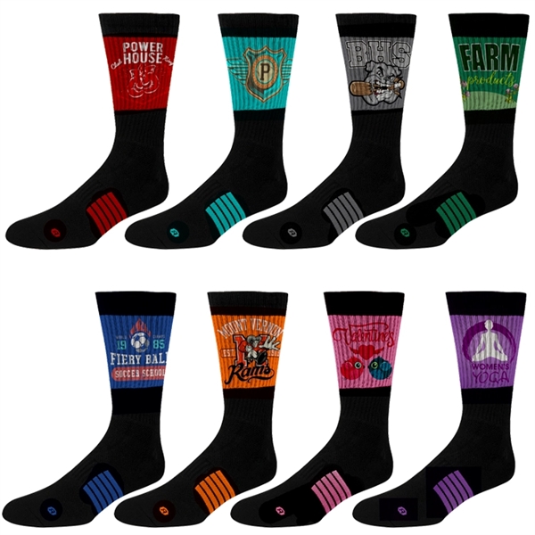 Black Sports sock... from ASI 67557 LimeLight Ent