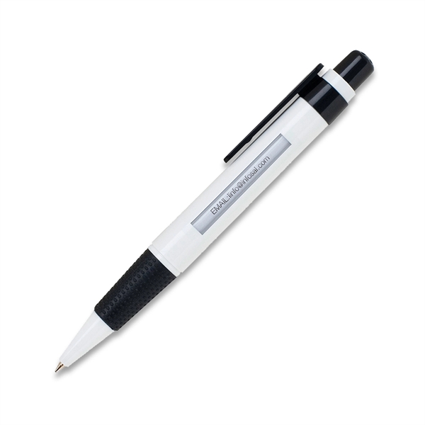 Unique click action pen with a two-sided display window to display... from ASI 34800 Alstar Creations / Alstar Line