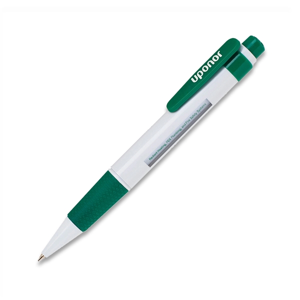 Unique click action pen with a two-sided display window to display... from ASI 34800 Alstar Creations / Alstar Line