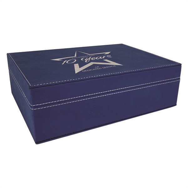 10 1/4" x 7 1/2" x 3 3/8" PU leather case... from ASI 74601 Calico