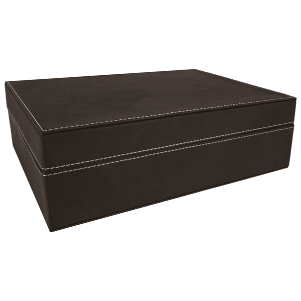 12 1/4" x 8 1/4" x 3 3/4" PU leather case... from ASI 74601 Calico